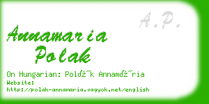annamaria polak business card